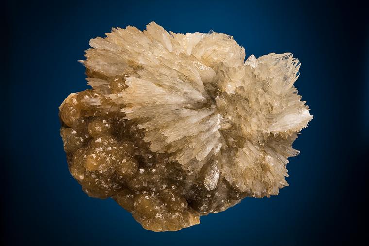 COLEMANITE on CALCITE